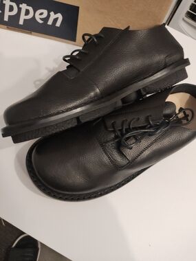 Men's Black Leather Derby Shoes by Trippen 43